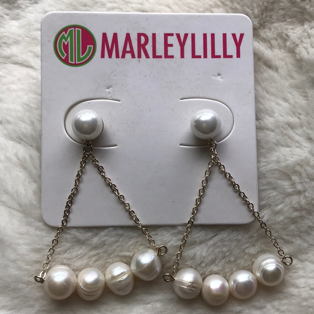 Pearl Drop Boutique Earrings